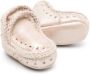 Mou Kids Eskimo crochet-trim leather boots Pink - Thumbnail 2