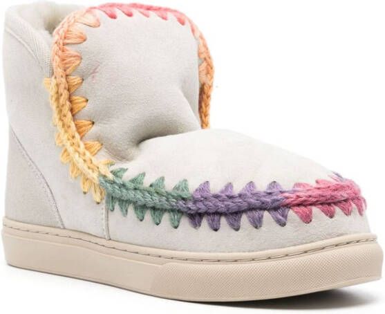 Mou Kids Eskimo Rainbow boots Grey