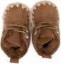 Mou Kids lace-up suede boots Brown - Thumbnail 3