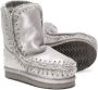 Mou Kids metallic sheen eskimo boots Grey - Thumbnail 2