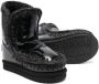 Mou Kids shearling-lined leather boots Black - Thumbnail 2