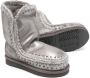 Mou Kids shearling-lined leather boots Grey - Thumbnail 2