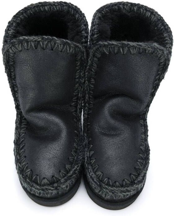Mou Kids slip-on boots Black