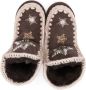 Mou Kids star-embellished suede boots Brown - Thumbnail 3