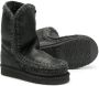 Mou Kids stitched slip-on boots Black - Thumbnail 2