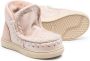 Mou Kids suede ankle boots Pink - Thumbnail 2