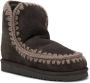 Mou knitted detail boots Grey - Thumbnail 2