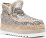 Mou sequin ankle boots Silver - Thumbnail 2