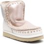 Mou shearling-lined moccasin boots Pink - Thumbnail 2