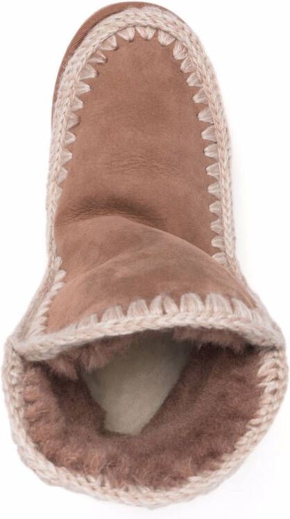 Mou shearling-lined sheepskin boots Pink