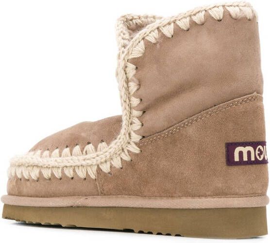 Mou stitch trim Eskimo boots Neutrals