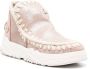 Mou whipstitch-trim detail ankle boots Neutrals - Thumbnail 2