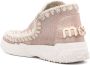 Mou whipstitch-trim detail ankle boots Neutrals - Thumbnail 3