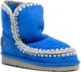 Mou whipstitch-trim detail boots Blue - Thumbnail 2