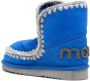 Mou whipstitch-trim detail boots Blue - Thumbnail 3