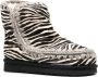 Mou zebra print Eskimo boots Black - Thumbnail 2