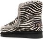 Mou zebra print Eskimo boots Black - Thumbnail 3