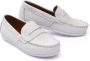Moustache faux leather penny loafers White - Thumbnail 2