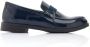 Moustache patent leather loafers Blue - Thumbnail 3