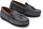 Moustache tassel-front faux leather loafers Grey - Thumbnail 2
