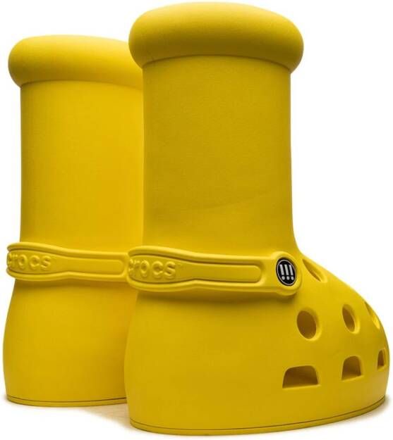 MSCHF x Crocs Big "Yellow" boots