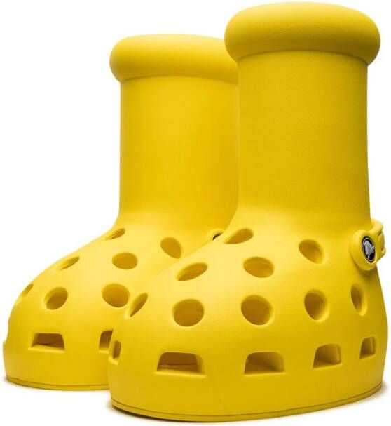 MSCHF x Crocs Big "Yellow" boots