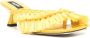 MSGM 50mm fringe-detail sandals Yellow - Thumbnail 2