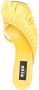 MSGM 50mm fringe-detail sandals Yellow - Thumbnail 4
