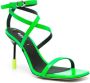 MSGM 95mm leather sandals Green - Thumbnail 2
