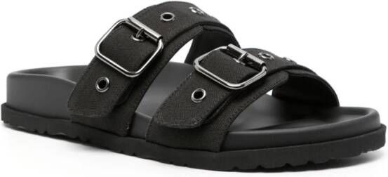 MSGM buckle-strap sandals Black