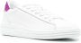 MSGM contrast heel-counter leather sneakers White - Thumbnail 2