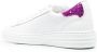 MSGM contrast heel-counter leather sneakers White - Thumbnail 3