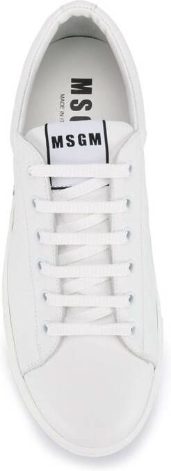 MSGM cupsole sneakers White
