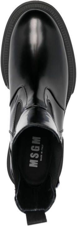 MSGM elasticated-side panel boots Black