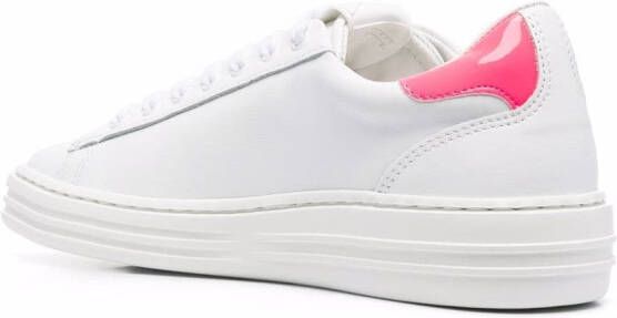 MSGM Iconic cupsole low-top sneakers White