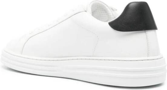 MSGM Iconic leather sneakers White