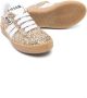MSGM Kids glittered lace-up sneakers Gold - Thumbnail 2