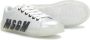 MSGM Kids logo lace-up trainers Silver - Thumbnail 2