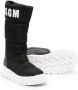 MSGM Kids logo-print knee-length boots Black - Thumbnail 2