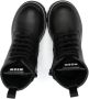 MSGM Kids logo-print leather ankle boots Black - Thumbnail 3
