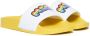MSGM Kids logo-print sandals White - Thumbnail 2