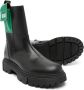 MSGM Kids side-pocket leather boots Black - Thumbnail 2
