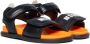 MSGM Kids touch-strap leather sandals Black - Thumbnail 2