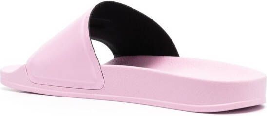 MSGM logo-print sliders Pink
