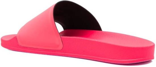 MSGM logo-print sliders Pink