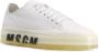 MSGM oversized sole sneakers White - Thumbnail 2