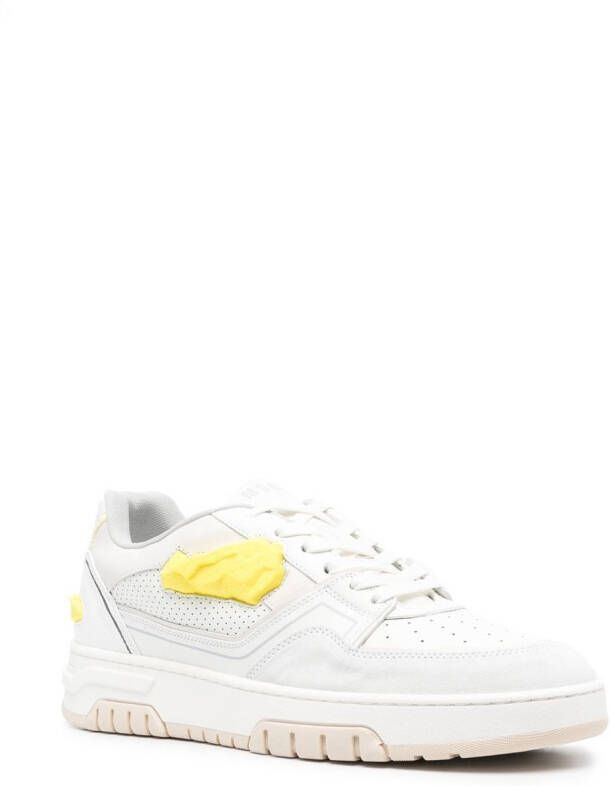 MSGM panelled low-top sneakers White