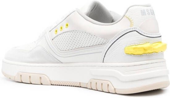 MSGM panelled low-top sneakers White