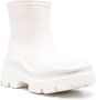 MSGM ridged-rubber sole boots White - Thumbnail 2