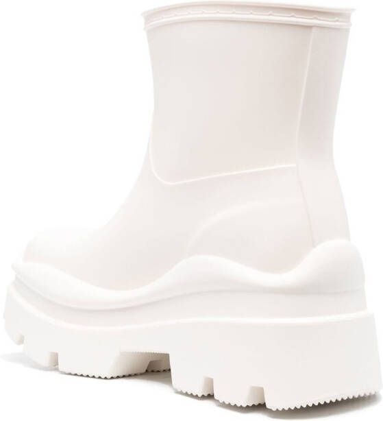 MSGM ridged-rubber sole boots White